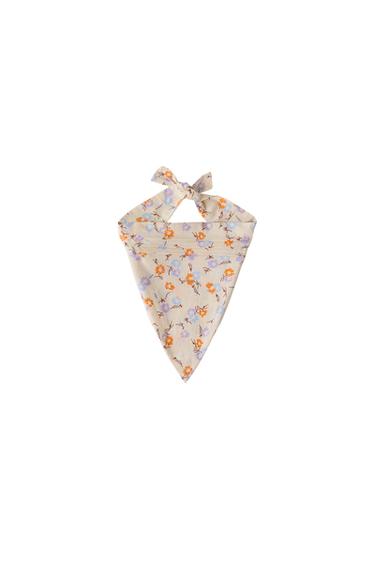DREIECKSTUCH MIT BLUMENMUSTER, CREATED BY CARAMEL LONDON X ZARA - Bunt von Zara