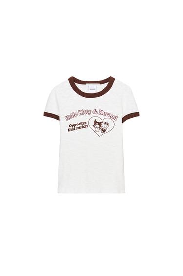 Zara 火焰棉 HELLO KITTY AND FRIENDS © SANRIO T 恤 - 裸色