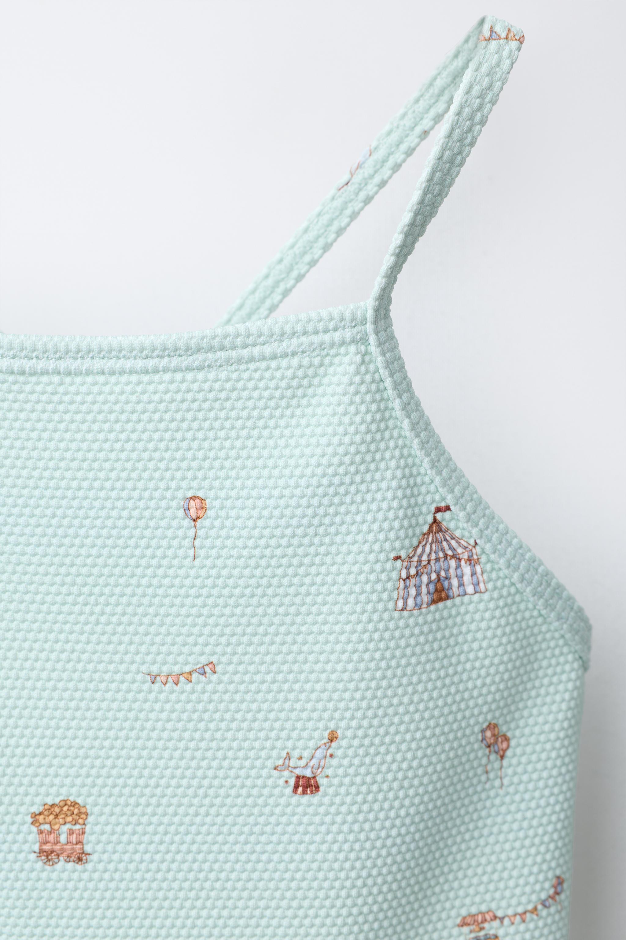 1-6 ANS/ MAILLOT DE BAIN À VOLANTS ET CIRQUE