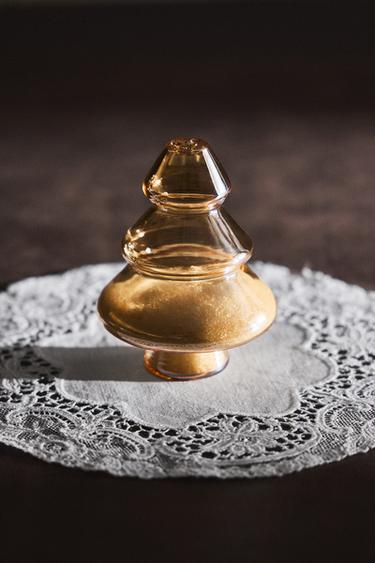 CHRISTMAS TREE BOROSILICATE SALT SHAKER - Golden by Zara - Image 4