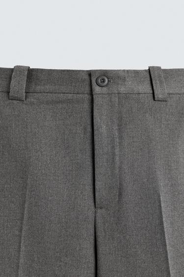 FLOWING WIDE-LEG TROUSERS - Grey by Zara - Image 7