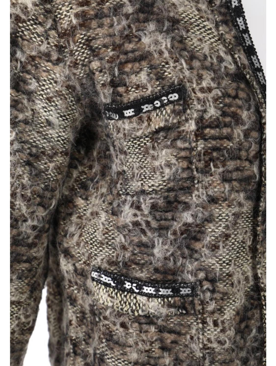 SHORT TEXTURED WEAVE BLAZER - Image 2