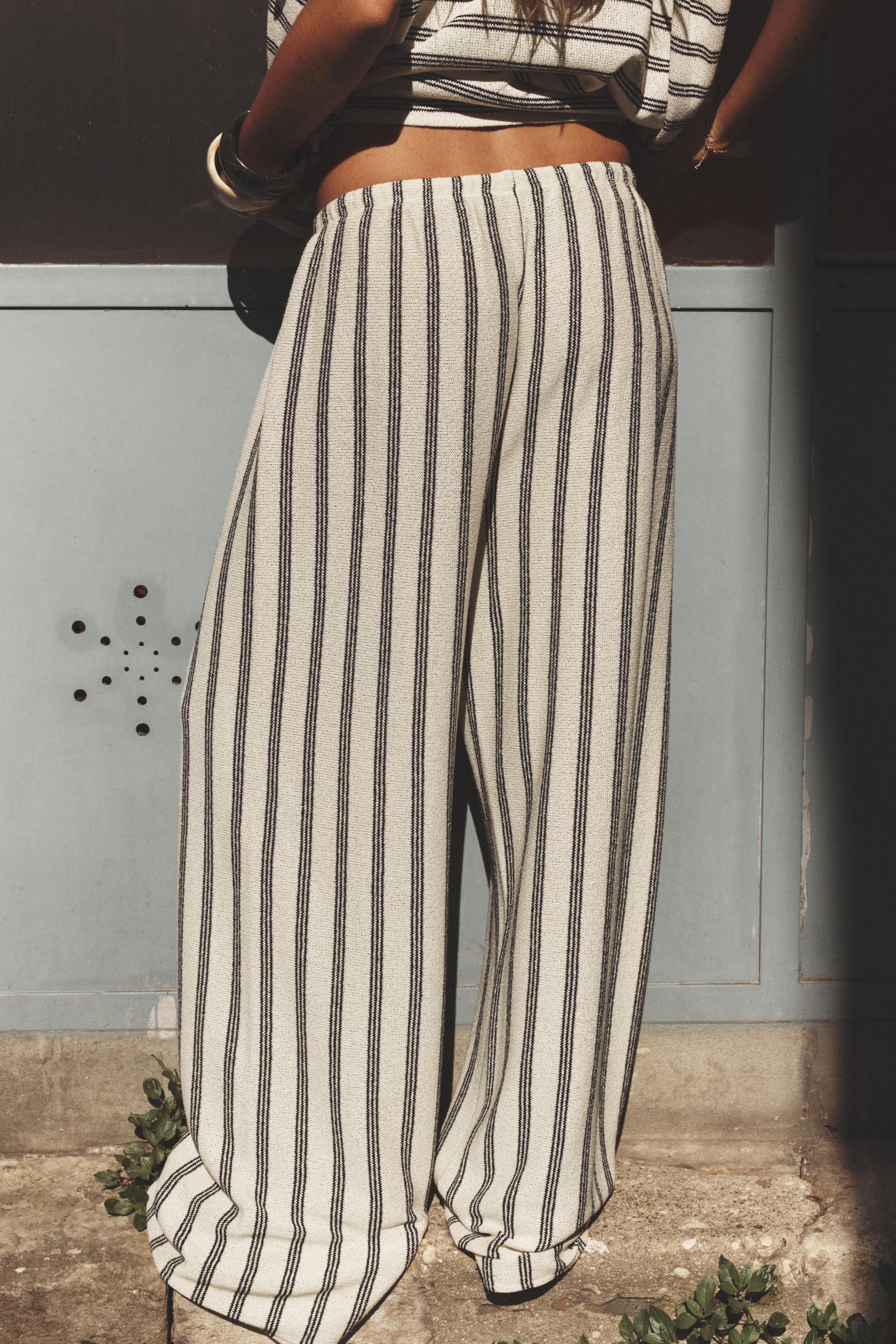 RUSTIC STRAIGHT LEG PANTS - Light beige | ZARA United States