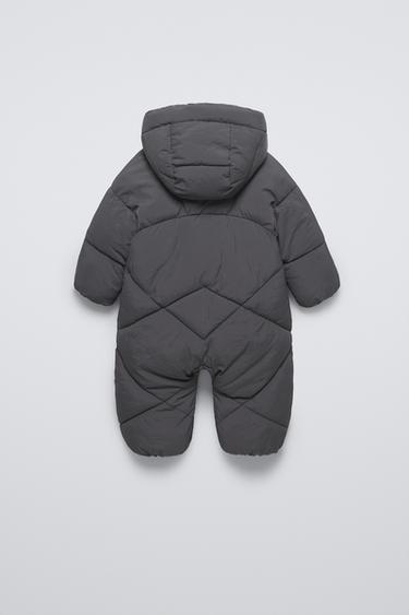 COMBINAISON REMBOURRÉE EN NYLON - Gris anthracite de Zara - Image 1