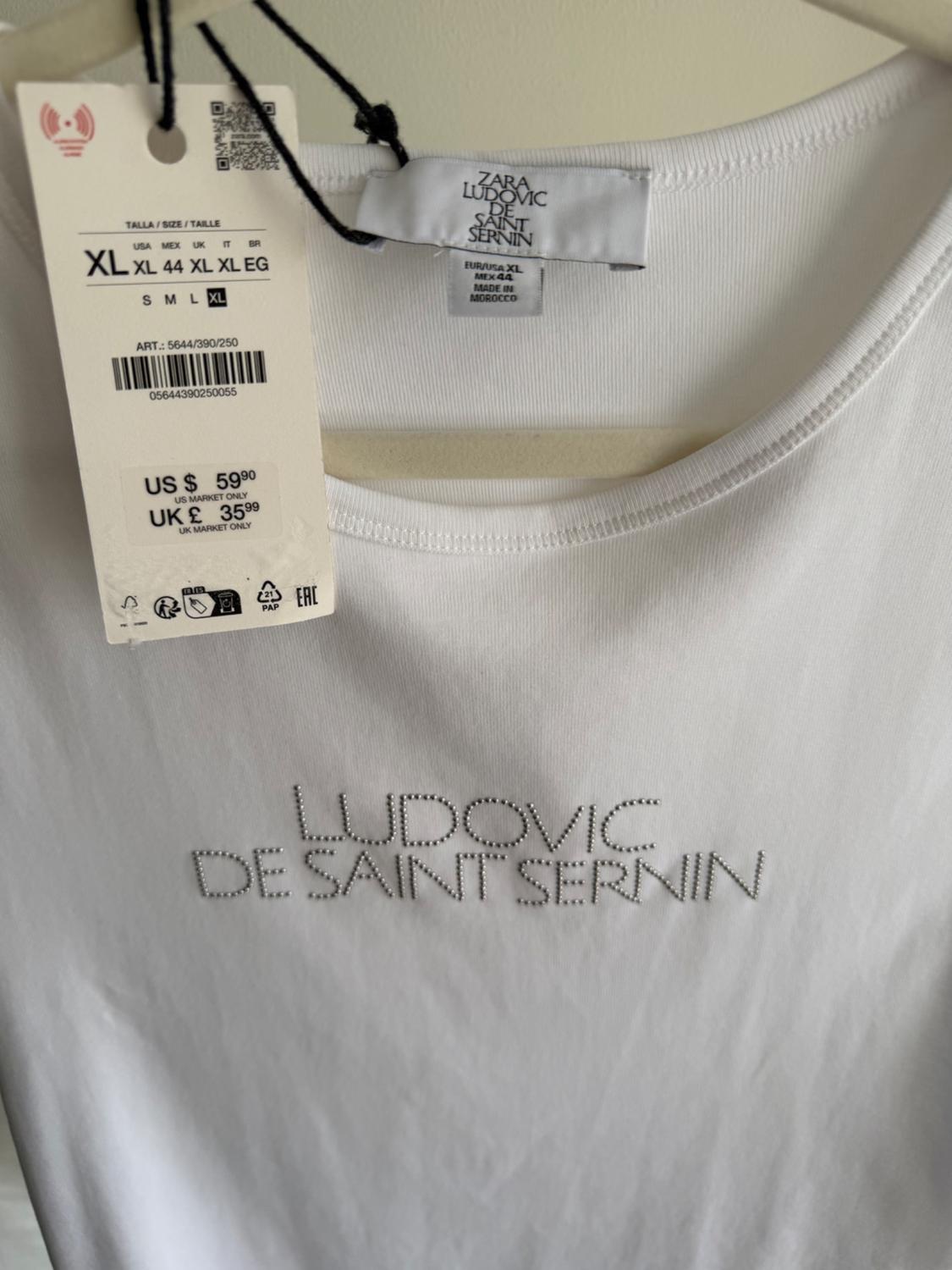 CAMISETA TANK LOGO STRASS LUDOVIC DE SAINT SERNIN x ZARA - Image 3