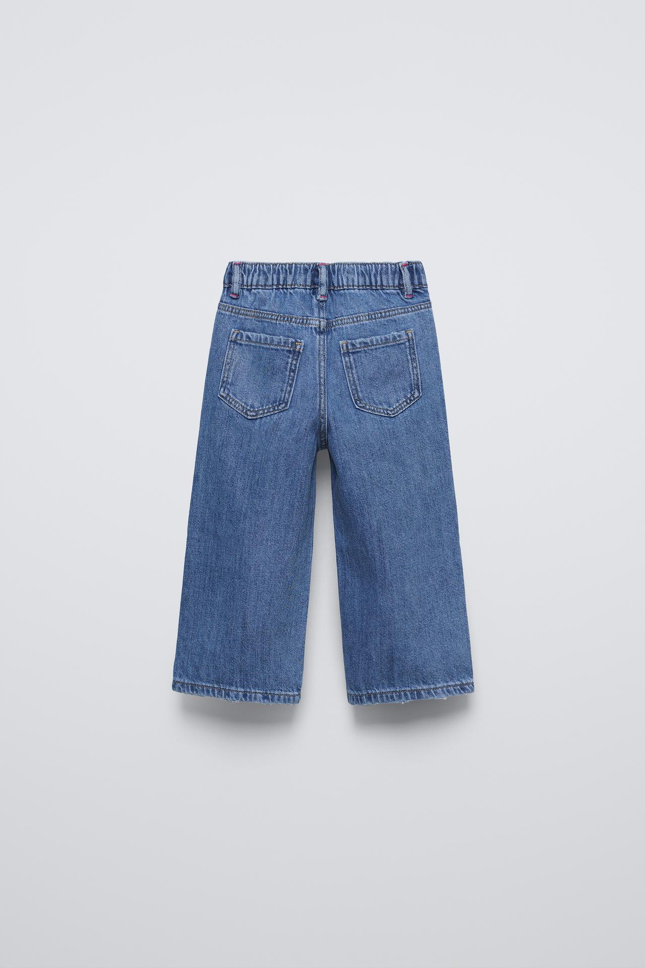 EMBROIDERED STRAIGHT JEANS