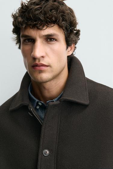 BLOUSON DOUBLURE AMOVIBLE - Marron de Zara - Image 4