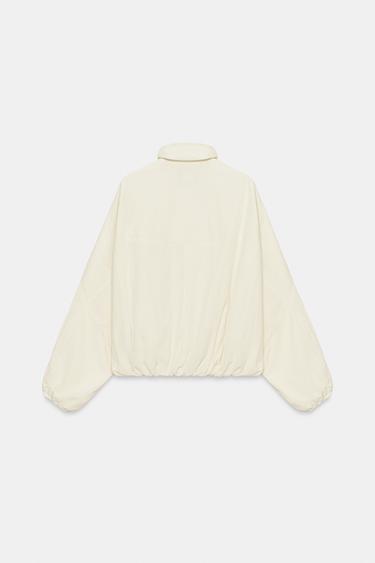 VESTE EN NYLON AVEC POCHES - Beige de Zara - Image 7