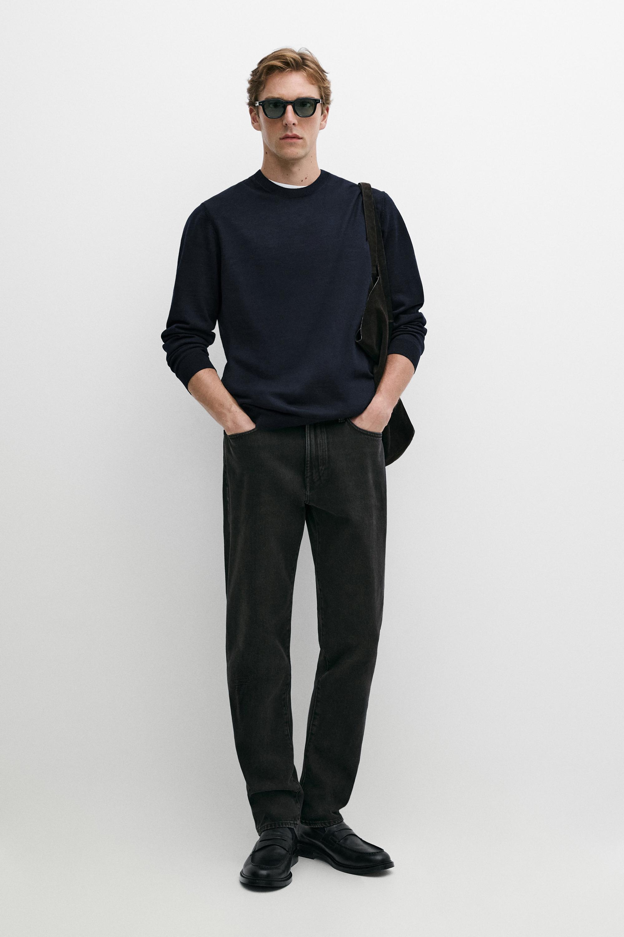 Tapered fit jeans — Anthracite Gray