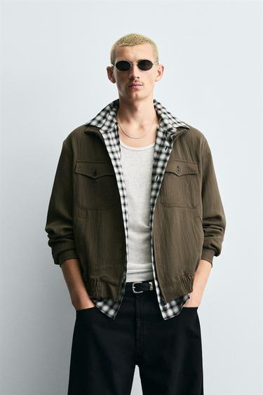 VESTE FLUIDE COUPE DÉCONTRACTÉE - Verdâtre de Zara - Image 1