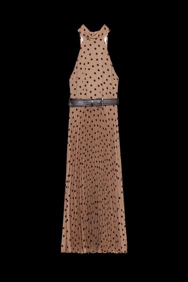 POLKA DOT MIDI DRESS WITH BELT - 930 by Zara - Image 0