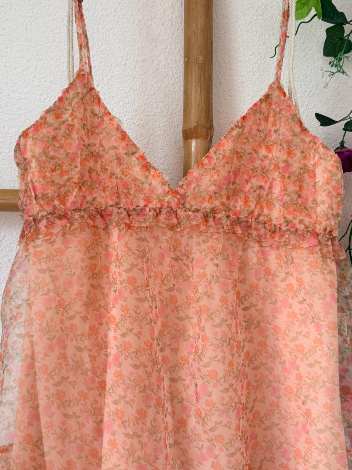 FLORAL ORGANZA DRESS - Image 2