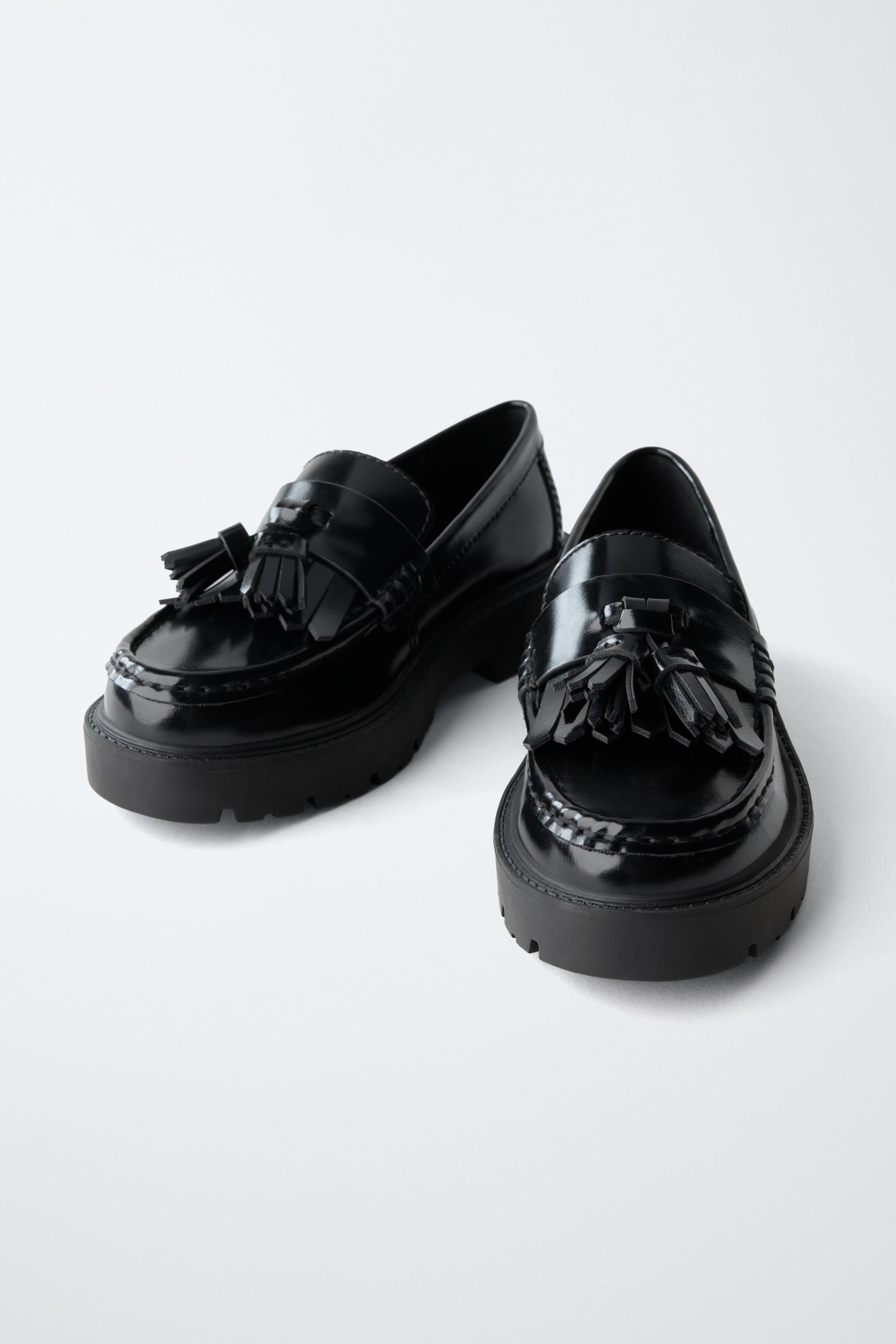 タッセルモカシン - ブラック | ZARA Japan / 日本
