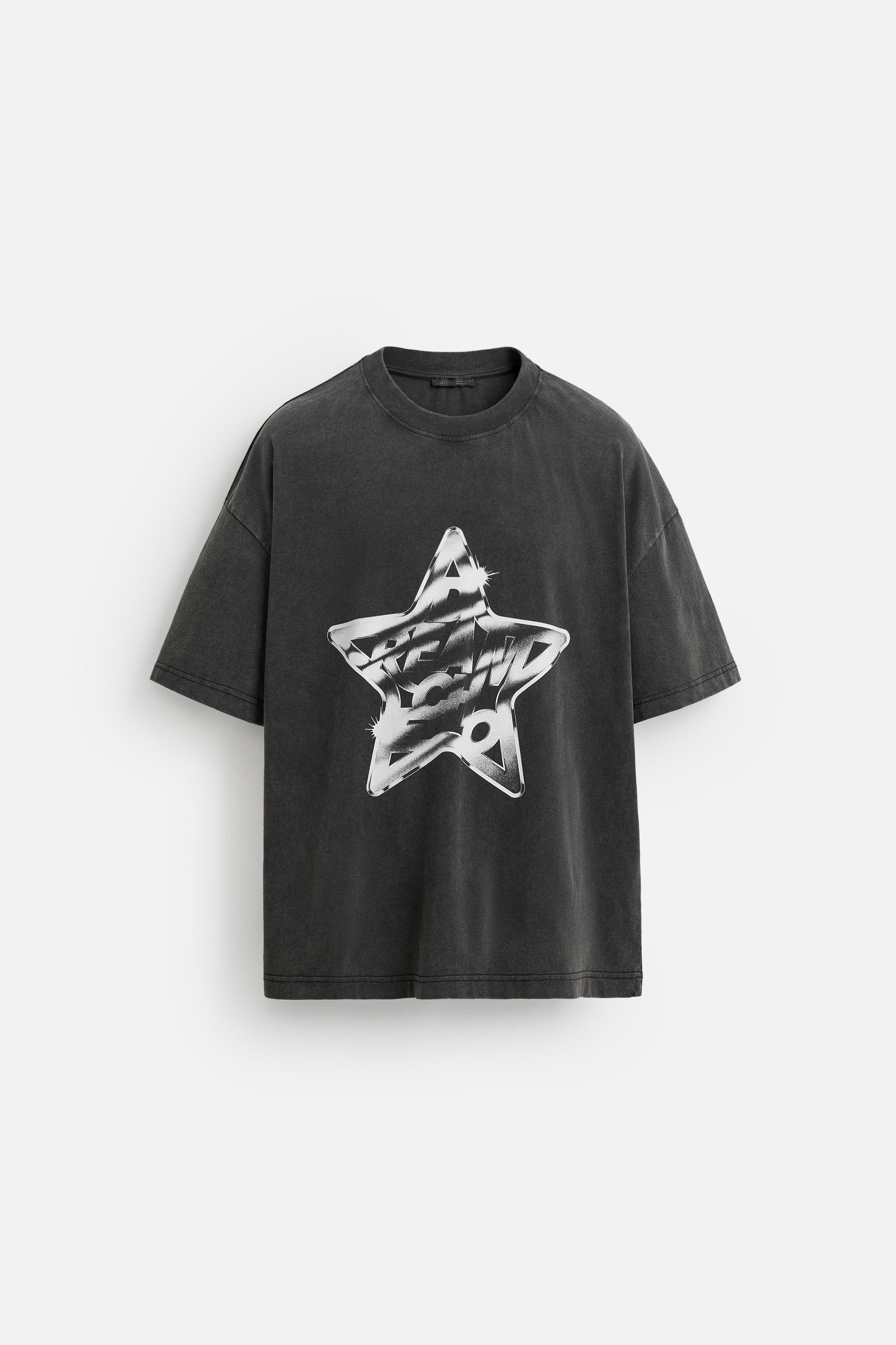 【ZARA】ウォッシュ加工 ダイスTシャツ | 0085/165/612 ZARA】ウォッシュ加工 ダイスTシャツ | 0085/165/612 WASHED