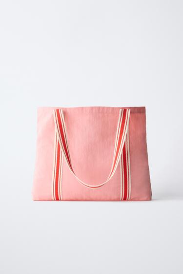 SAC SHOPPER RÉTRO - Rose de Zara - Image 4