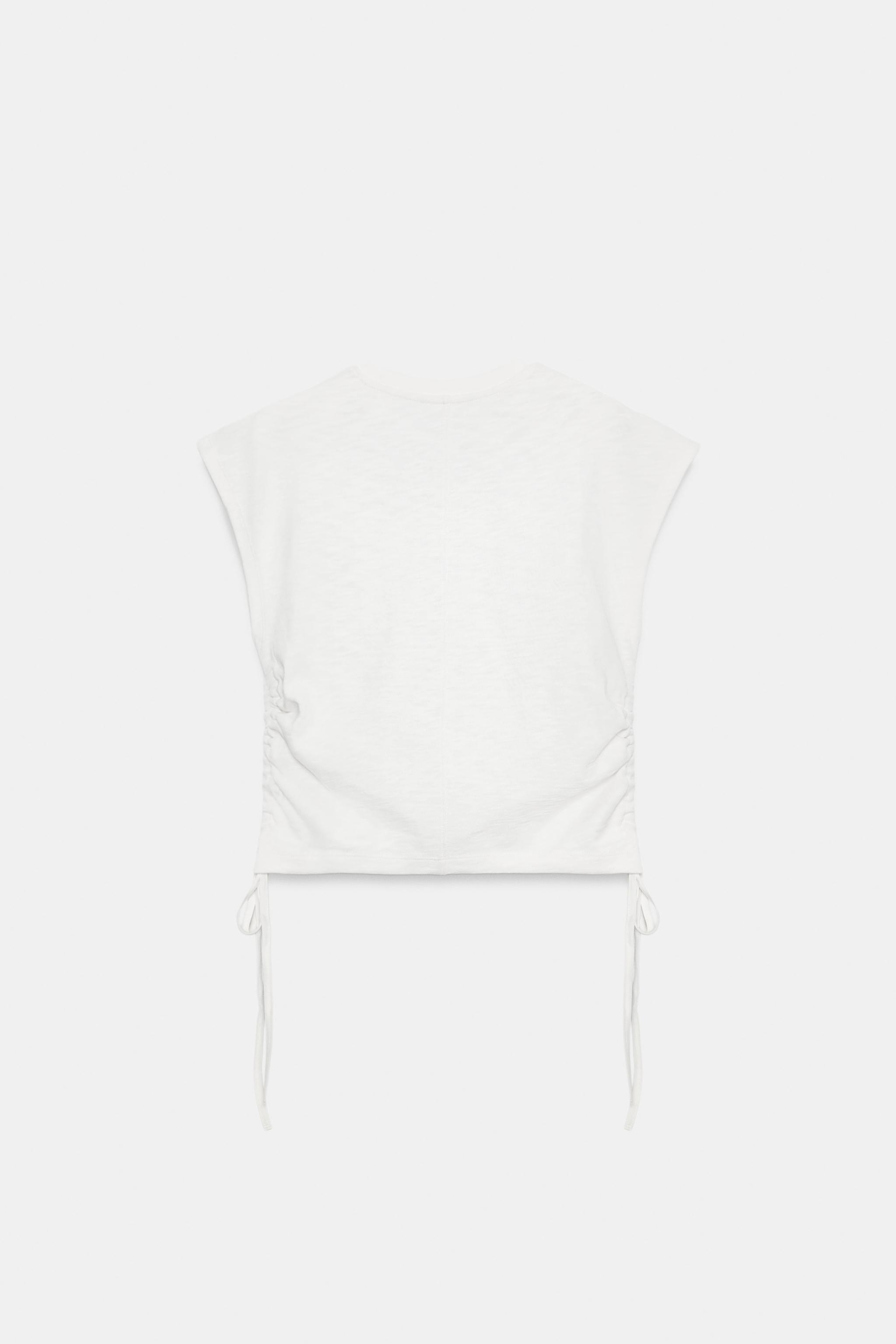 RUSTİK BÜZGÜLÜ T-SHIRT - Görsel 6