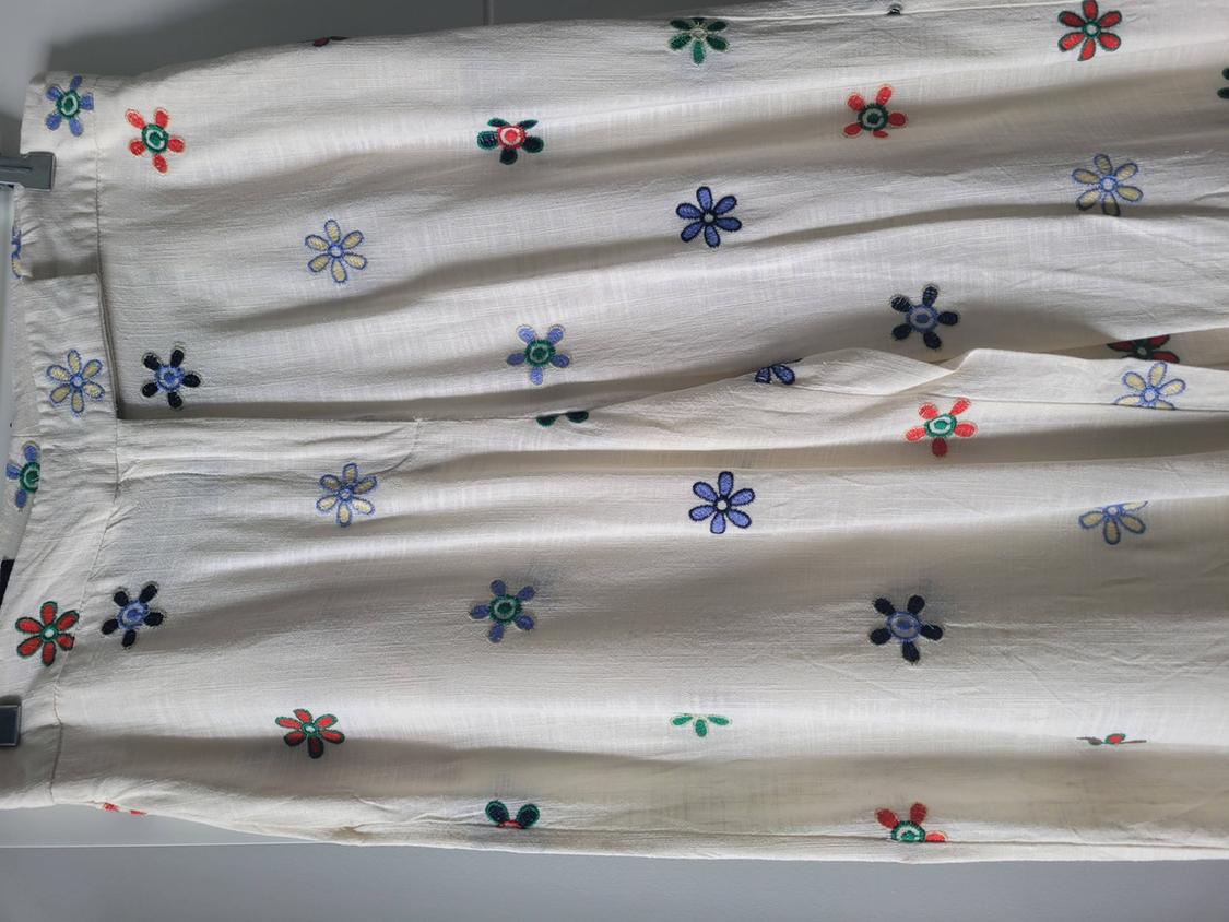 CULOTTES WITH FLORAL EMBROIDERY - Image 2
