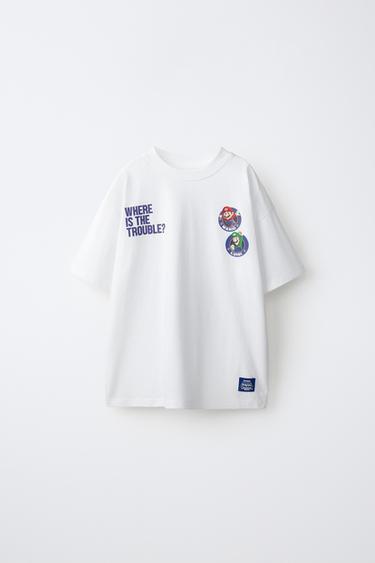 CAMISETA ESTAMPADO MARIO BROS ™ © NINTENDO - Blanco roto de Zara