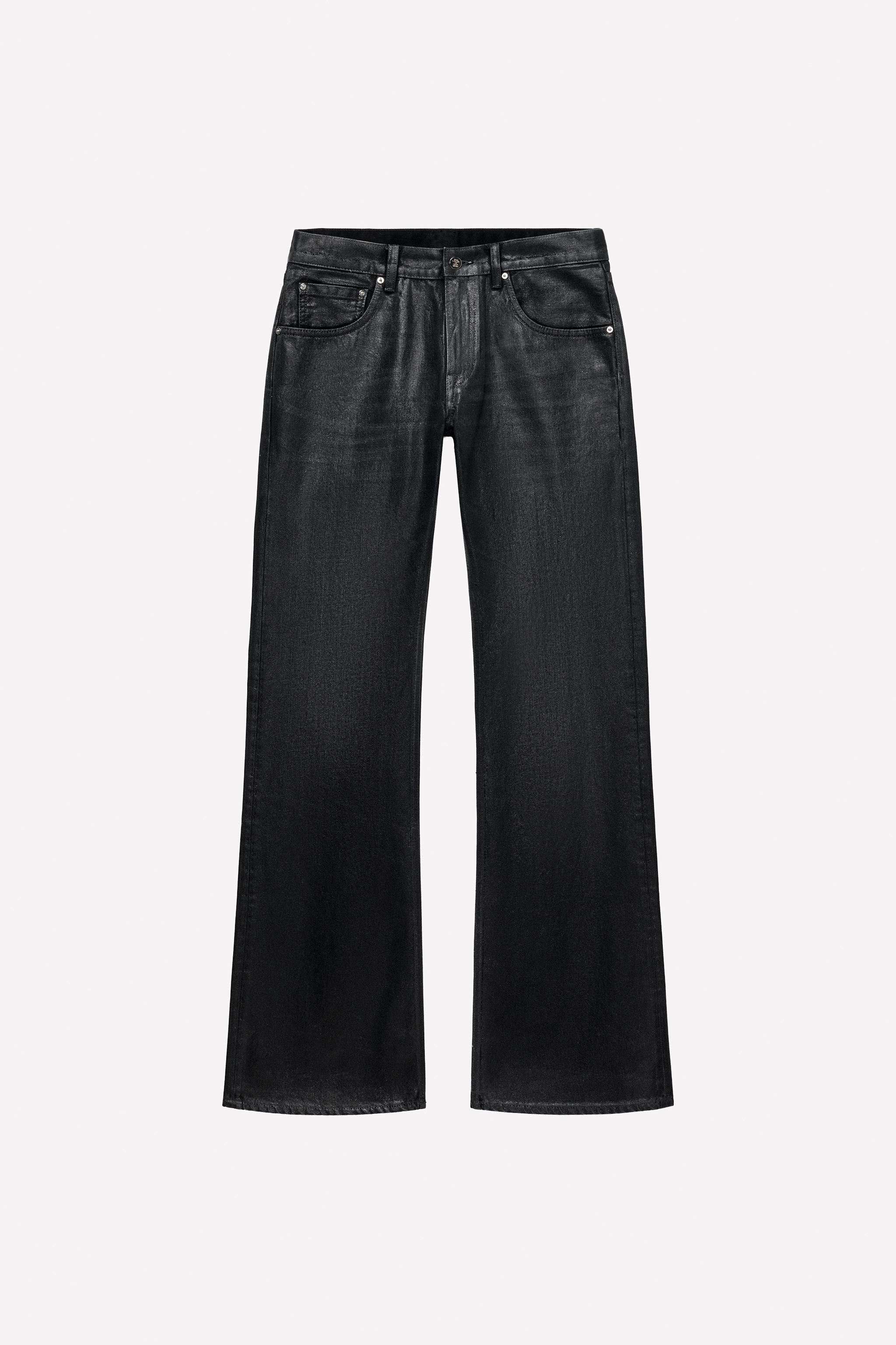 LOW-RISE WAXED BOOTCUT JEANS LUDOVIC DE SAINT SERNIN x ZARA