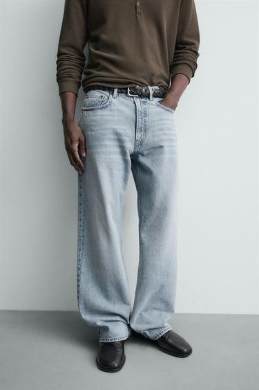 JEAN LOOSE FIT - Bleu moyen de Zara - Image 4