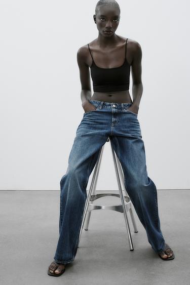 SEAMLESS CROP TOP - Black by Zara - Image 0