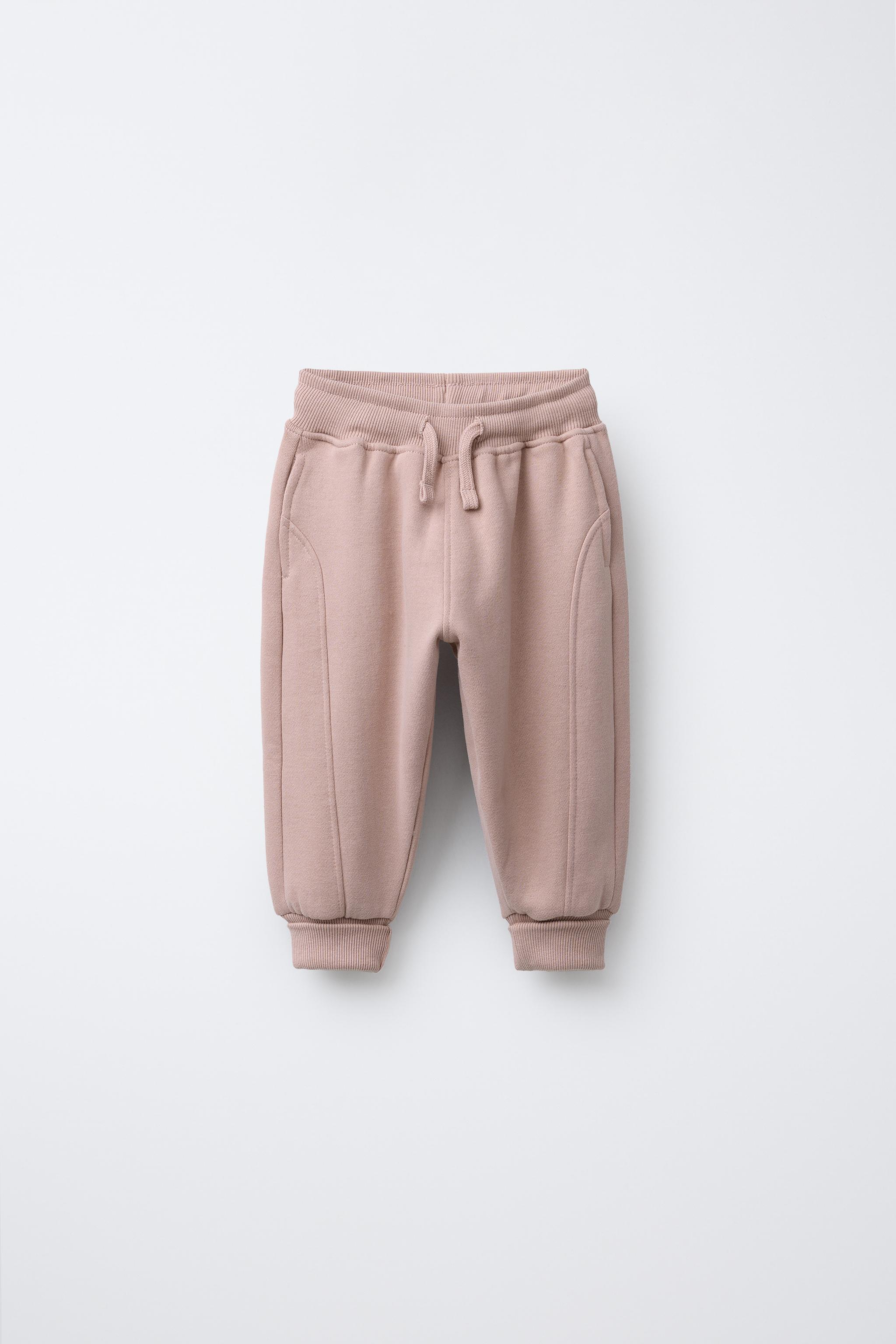 SLY KNIT x WOVEN BLOOMER ショートパンツピンクバック付き フロントドロストショートパンツ(120cm ピンク): ジュニア