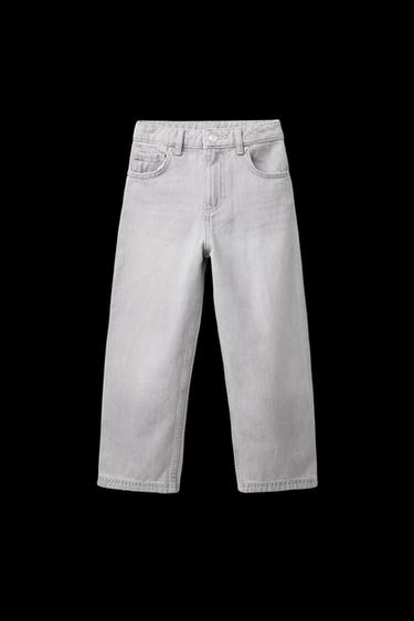 RELAXED BAGGY JEANS - Mid-grey by Zara - Image 0
