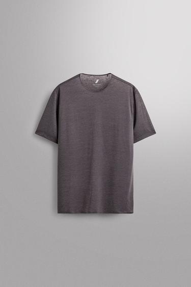 LIGHTWEIGHT RUNNING T-SHIRT - Dark purple by Zara