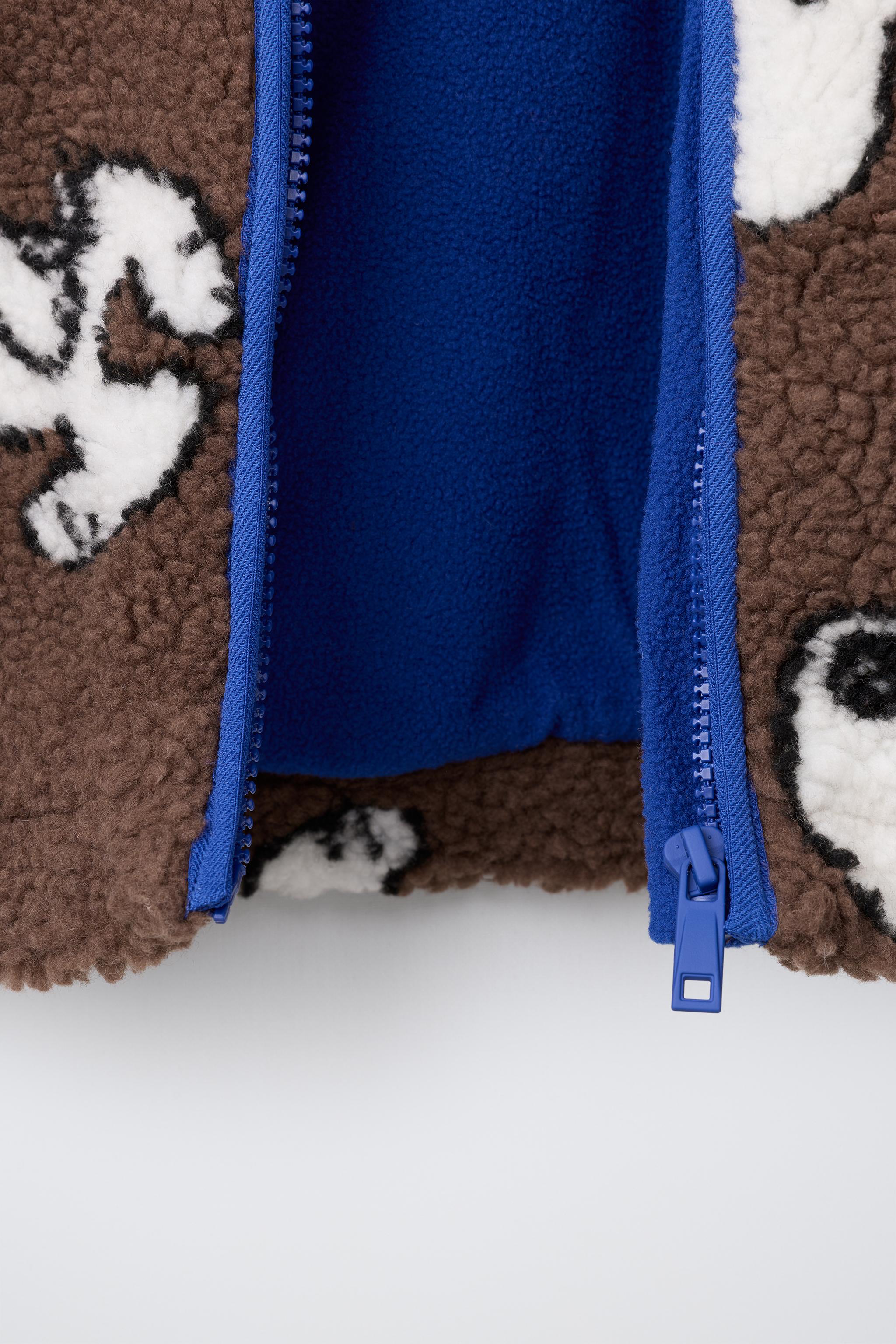 SNOOPY PEANUTS™ SHEARLING-EFFECT JACKET