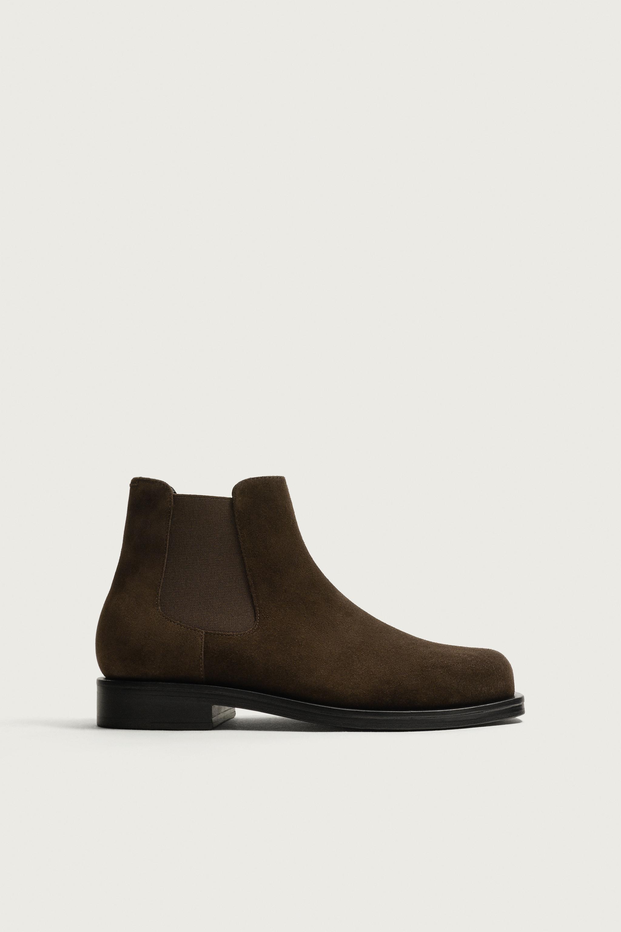 メンズシューズ レザーブーツ | ZARA 日本