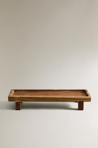 PLANCHE CUISINE BOIS PIEDS - Beige clair de Zara - Image 0