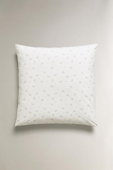 LEAF PRINT PILLOWCASE - Oyster-white by Zara - Image 1