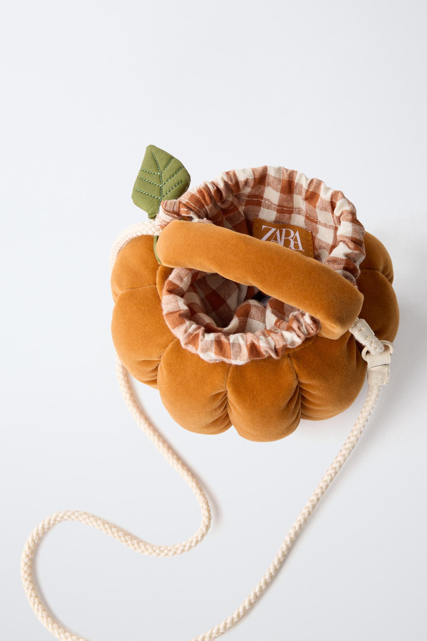 Детская сумка Zara Pumpkin Crossbody, цвет: Оранжевый — фото 4