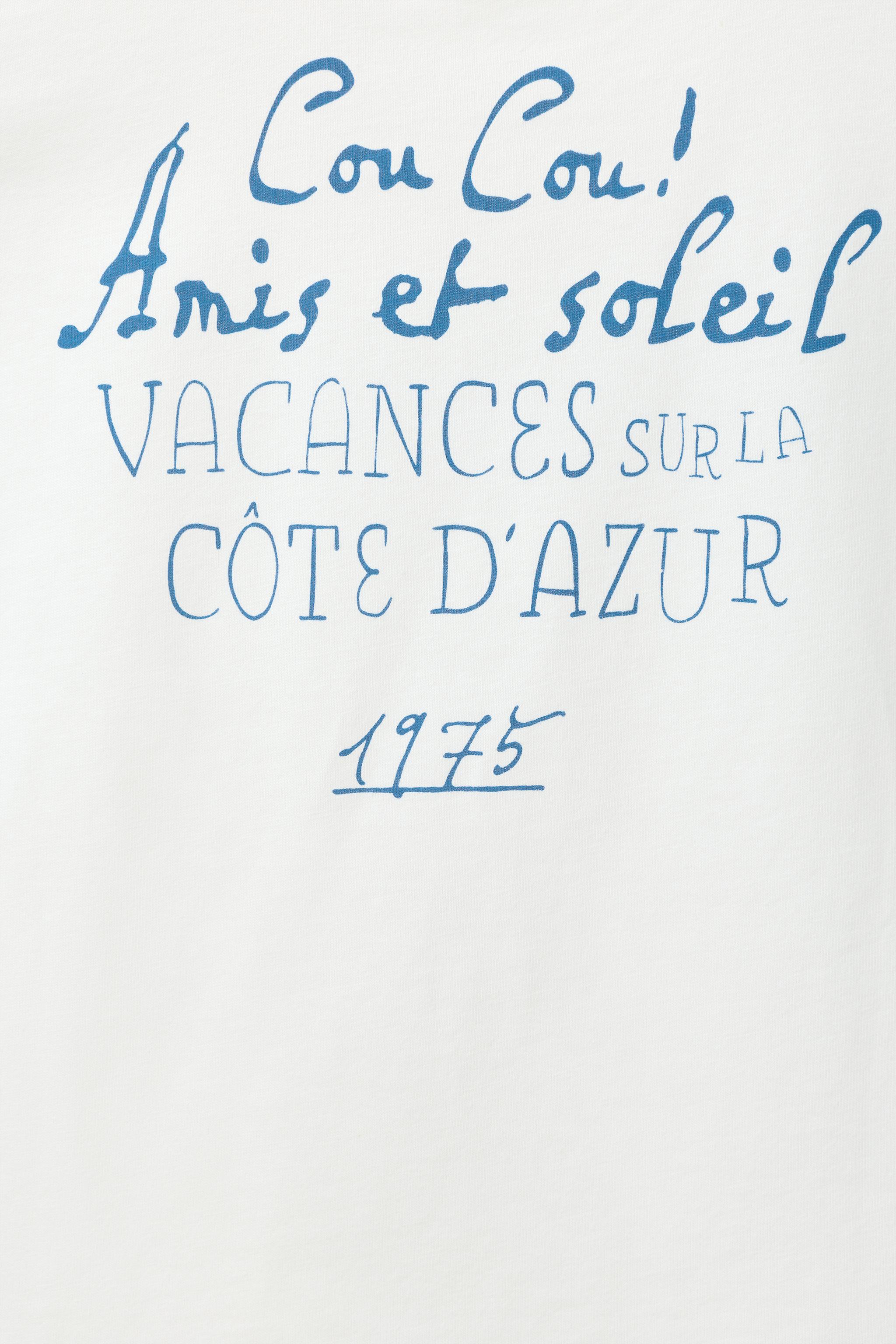 T-SHIRT À INSCRIPTION IMPRIMÉE