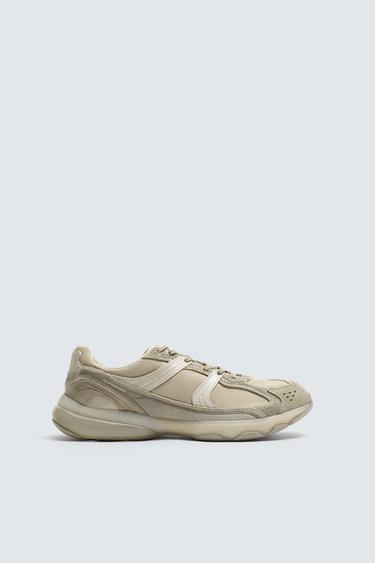MONOCHROME TRAINERS - Taupe Grey by Zara