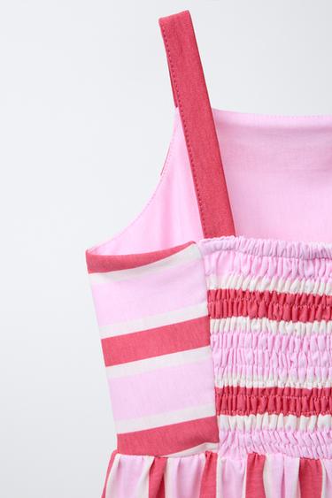 ROBE RAYURES MARINES - Rose de Zara - Image 2