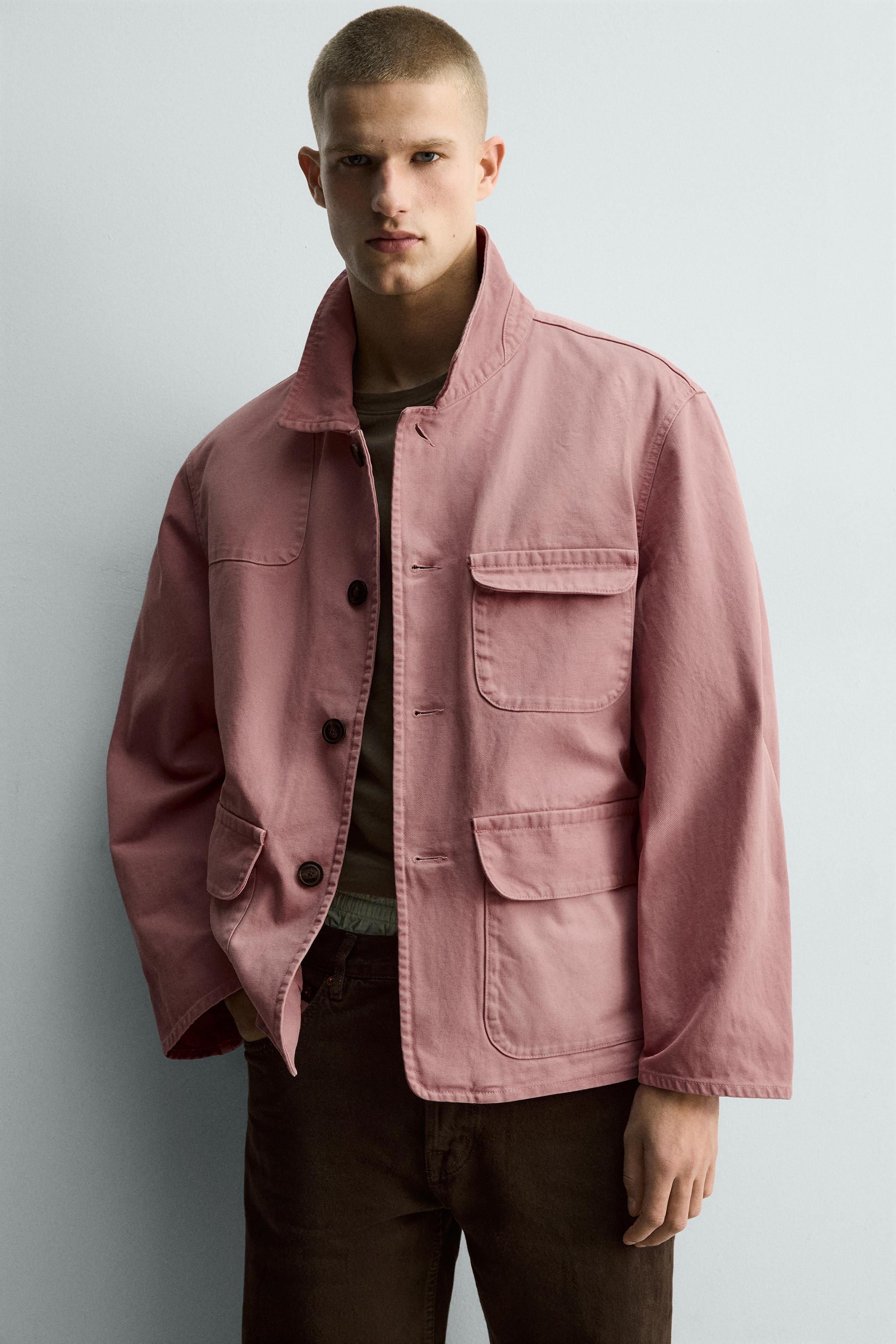 BLOUSON RELAXED FIT DÉLAVÉ