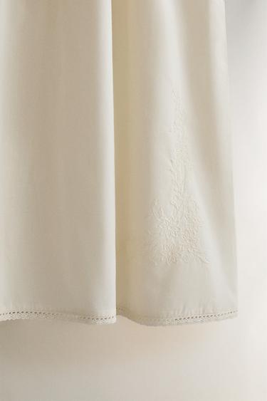 LACE NIGHTDRESS - Ecru by Zara - Image 3