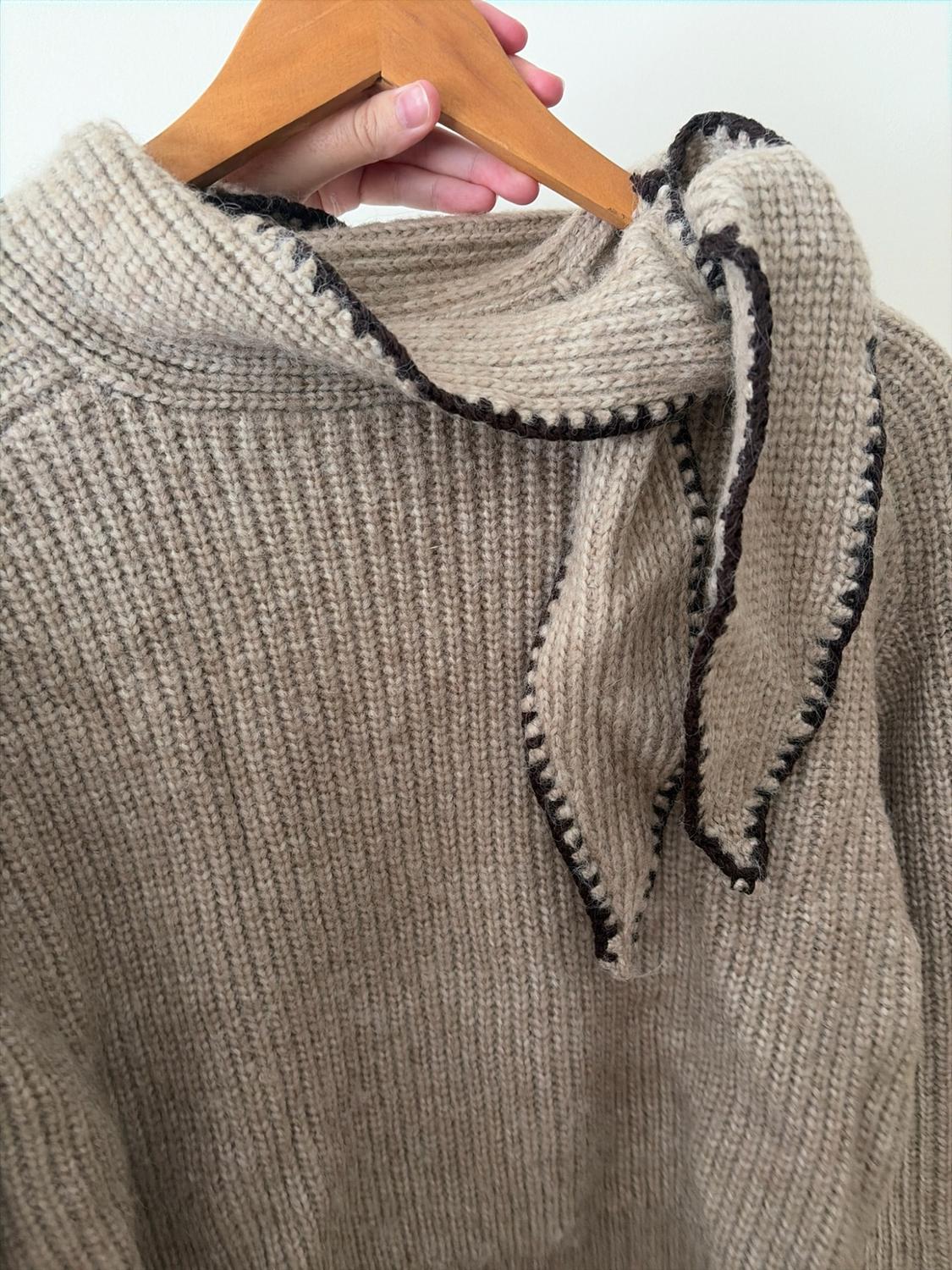 KNIT JUMPER WITH BOW - Image 3