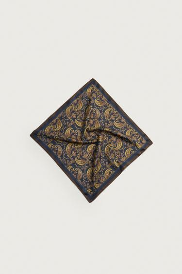 100% SILK PAISLEY BANDANA — various 1
