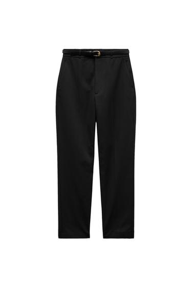 ZW COLLECTION BELT TROUSERS