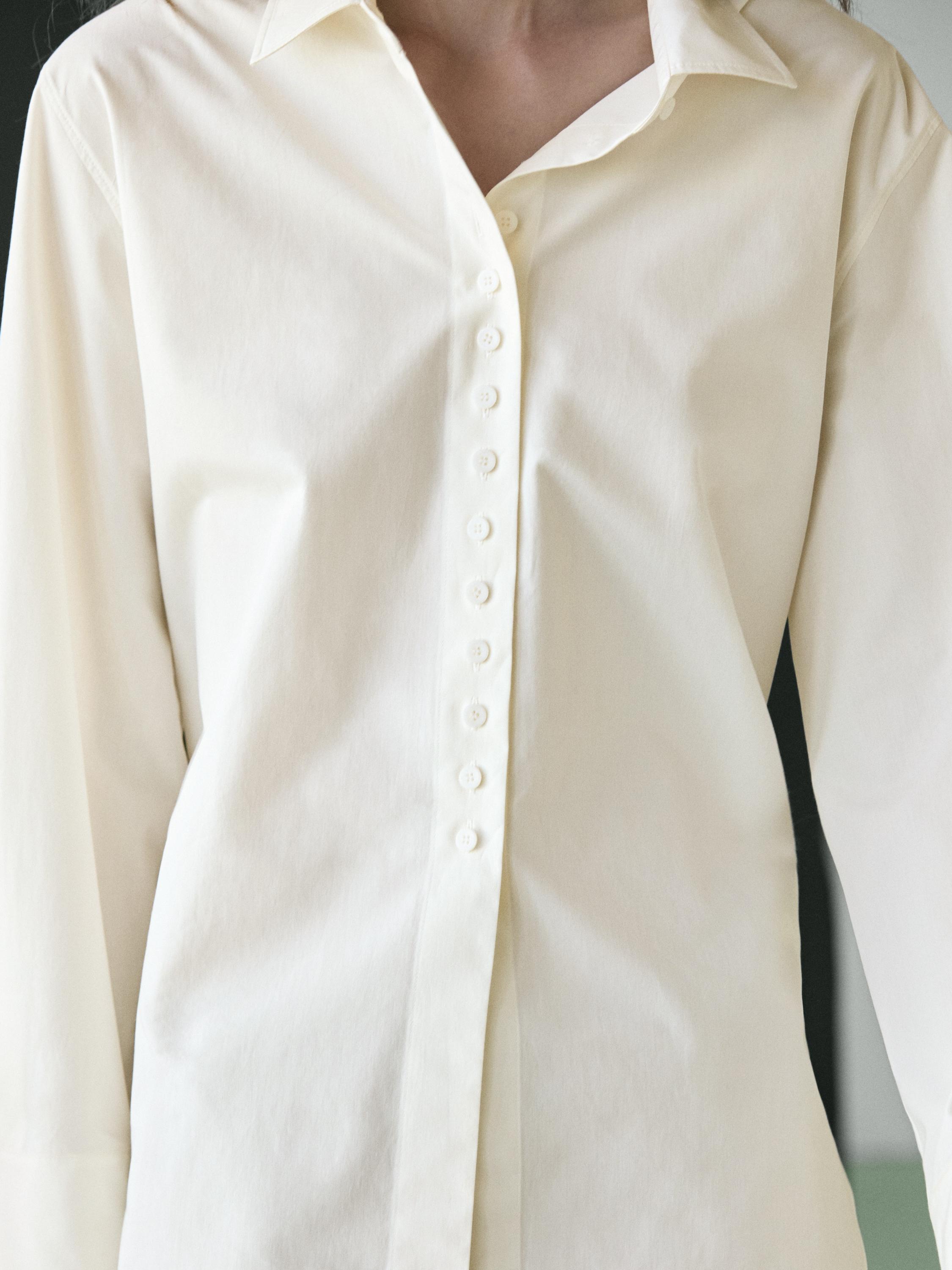 Chemisier boutons fantaisie 100 % coton