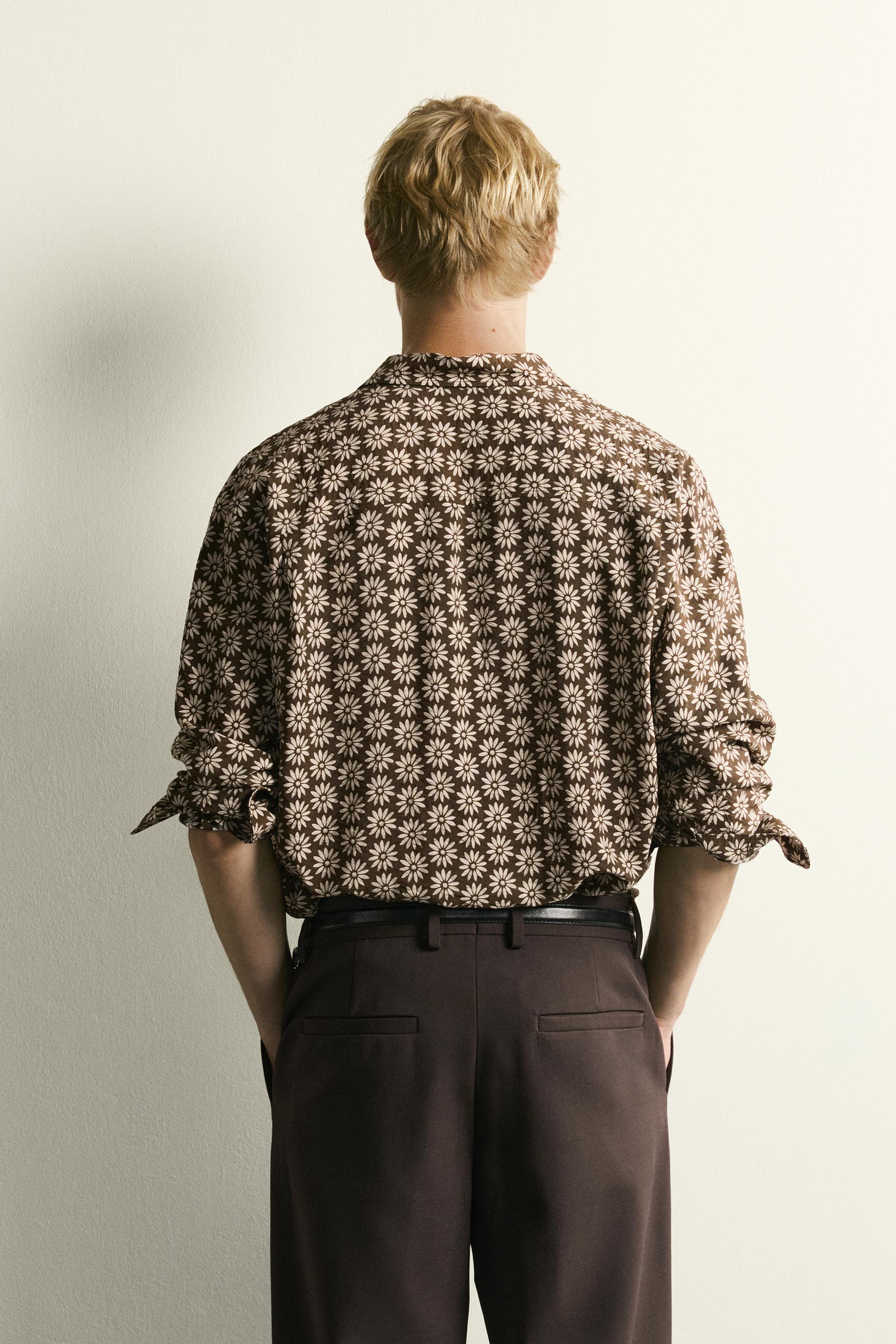 CHEMISE FLUIDE À IMPRIMÉ MARGUERITES