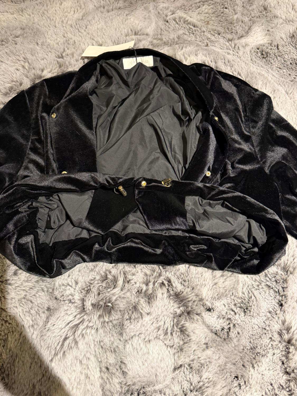 VELVET BOMBER JACKET - Image 4