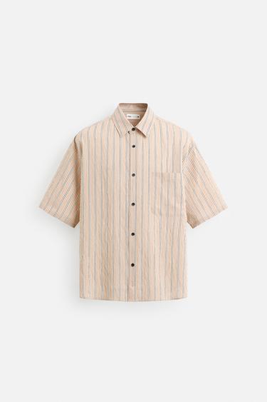 STRIPED FLOWING SHIRT - striped by Zara - Image 6