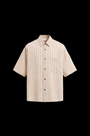 CAMISA FLUIDA RAYAS - rayas de Zara