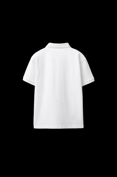 Zara TWO-PACK OF PIQUÉ POLO SHIRTS - White