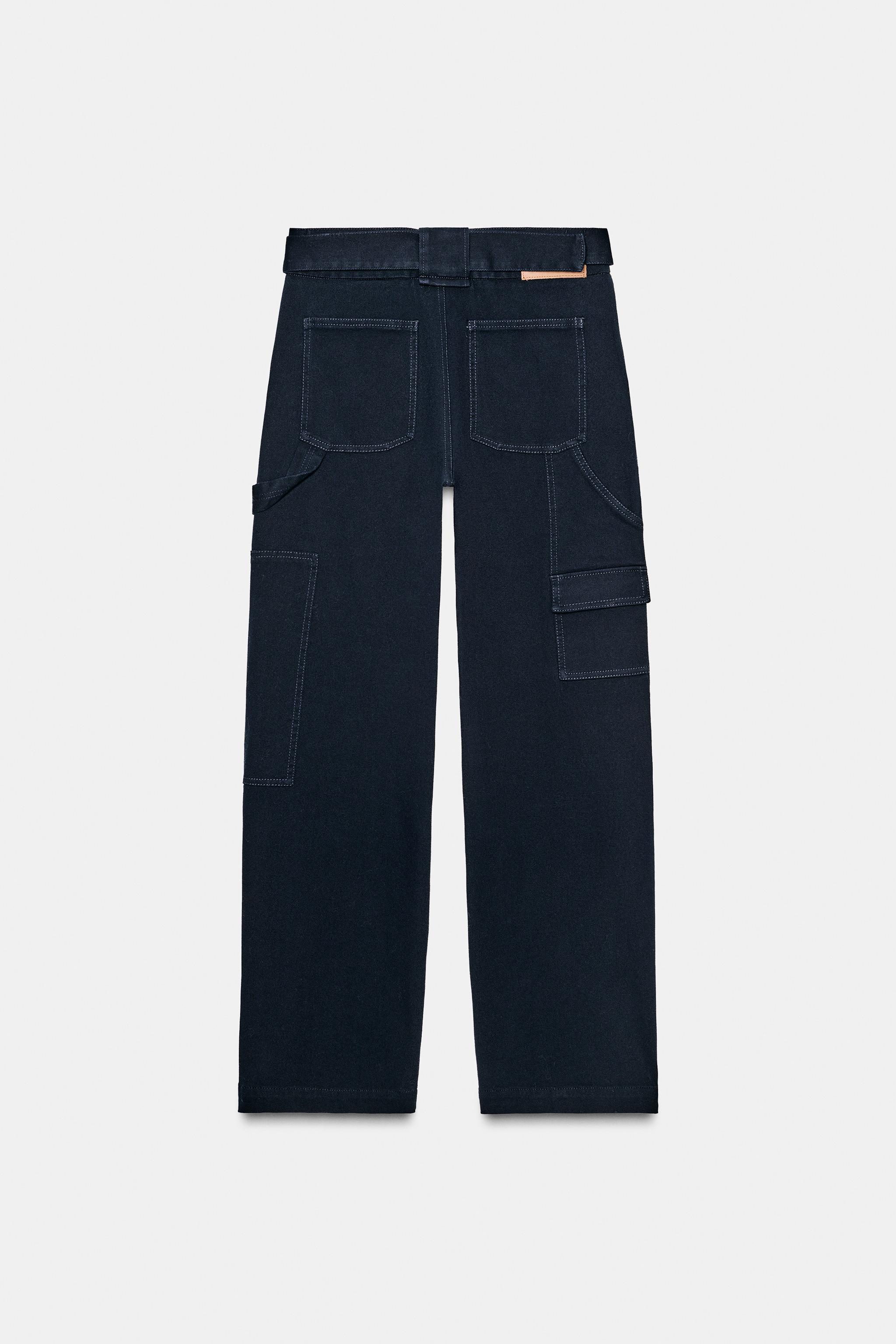 BELTED CARGO PANTS