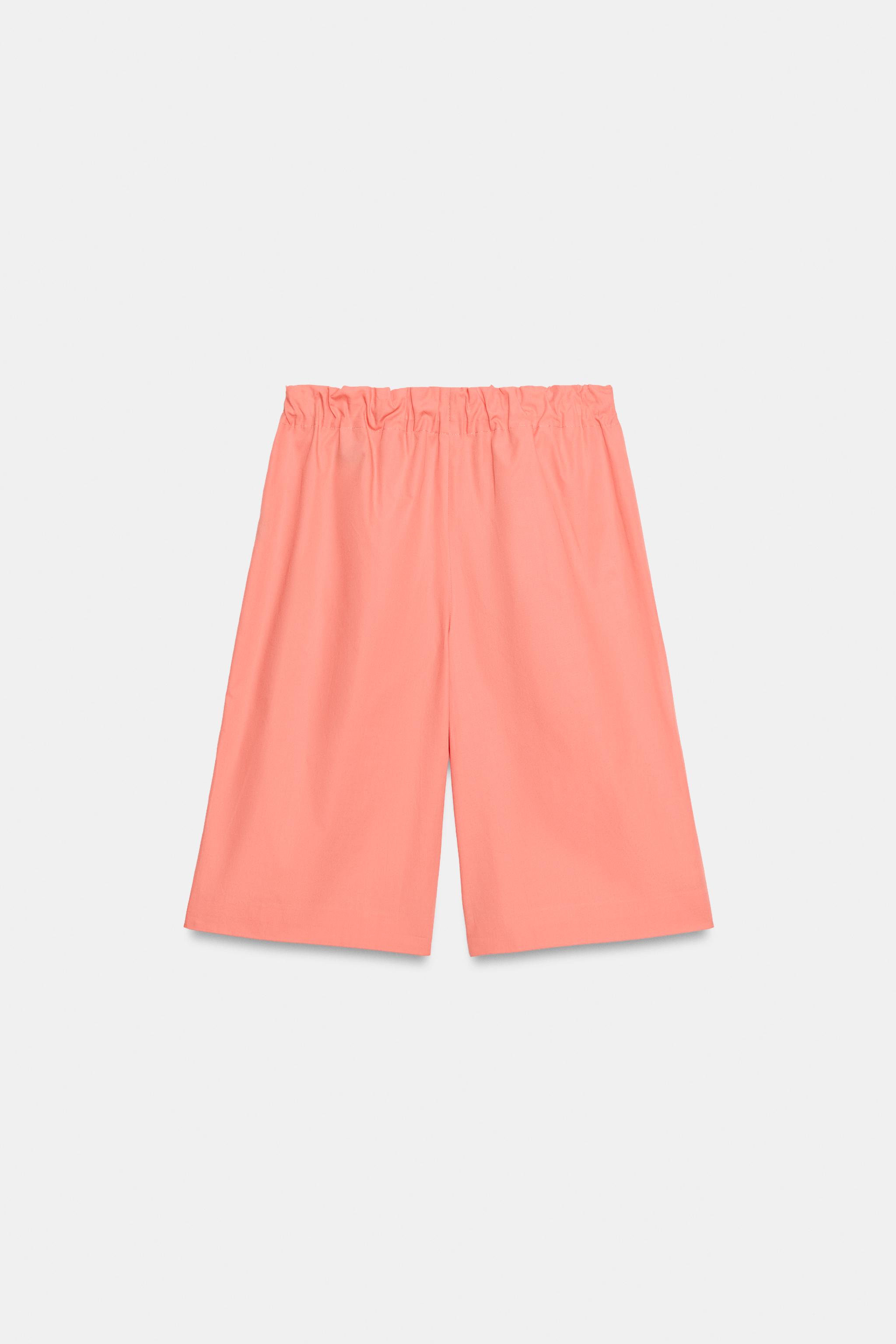 Zara ZW COLLECTION PİJAMA BERMUDA görsel 3