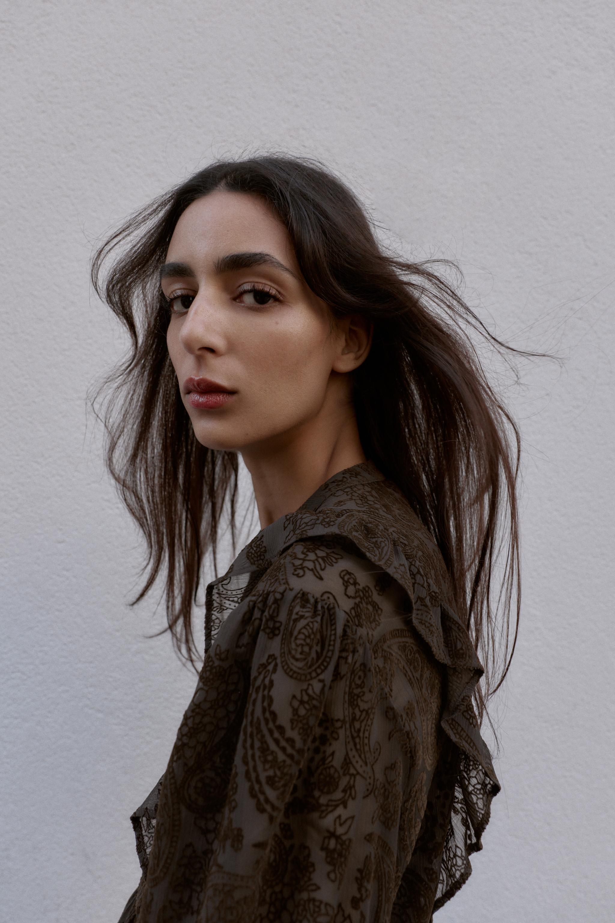 DEVORÉ RUFFLE BLOUSE